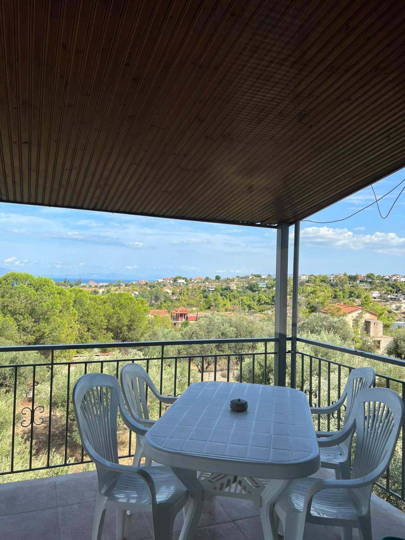 Villa Xenia'S Seaview House Paralia Avlidhos Esterno foto