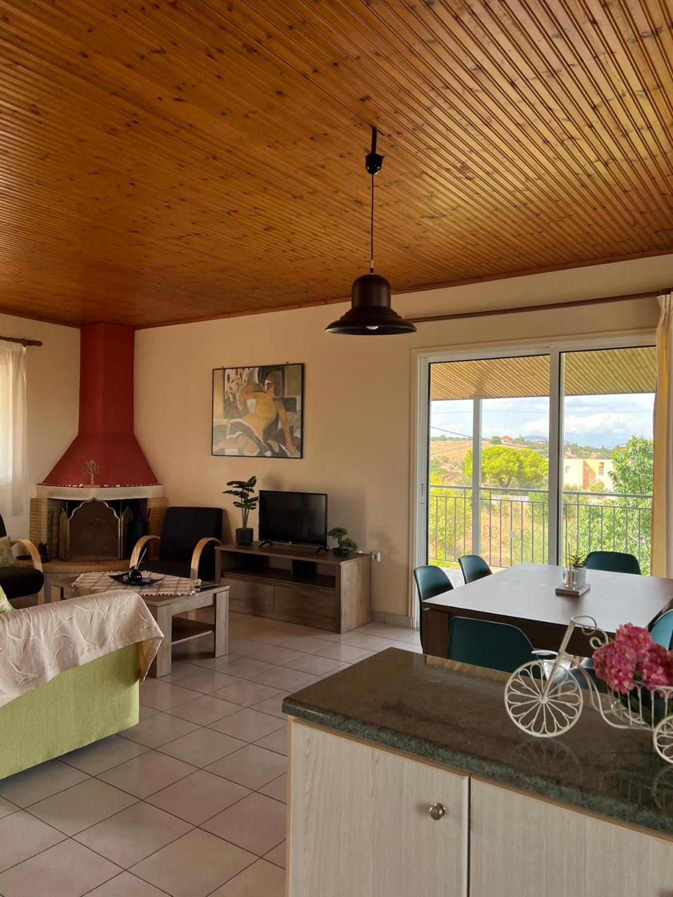 Villa Xenia'S Seaview House Paralia Avlidhos Esterno foto